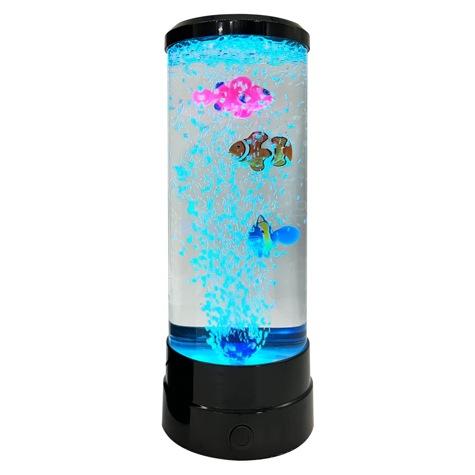 Simulation LED Colorful Large Bubble Fish Light USB Plug-in Small Night Lamp